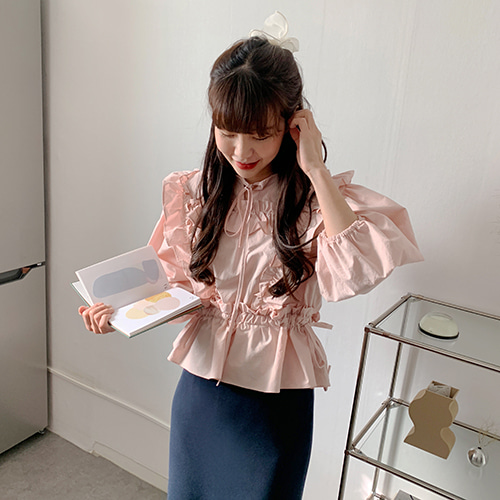 리비안 blouse (2color)