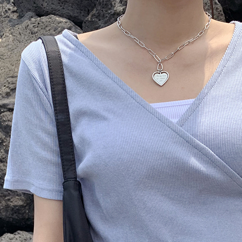 바이틴하트 necklace (2color)