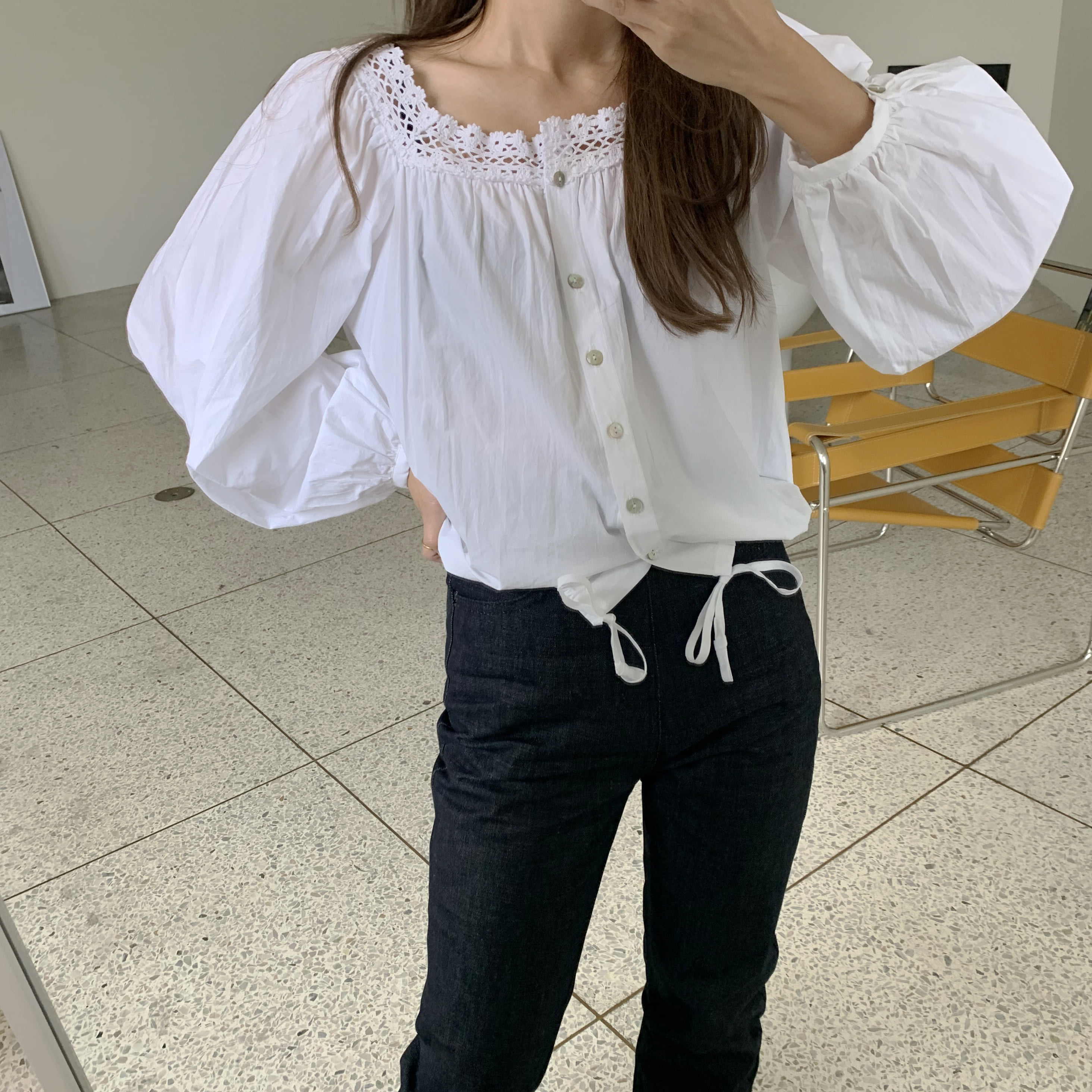 누보레이스 blouse (2color)