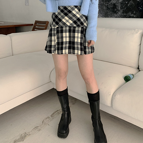 케넌체크 skirt (2color)